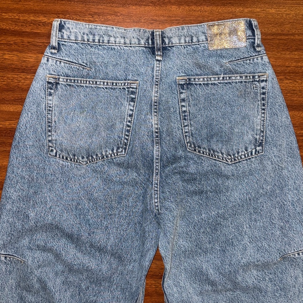 Rag & Bone Women's Charlie Embellished High-Rise Ankle Barrel Jeans - Bond Jewel - Picture 11 of 16